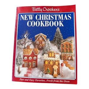 Betty Crocker New Christmas Cookbook Holiday Recipes Menus Gifts Softcover 1990s